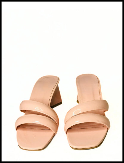 V-Shaped Heeled Sandals