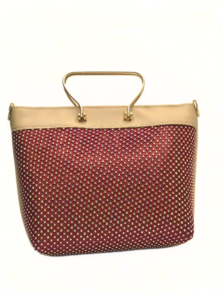 Rhinestone Pattern Hand Bag