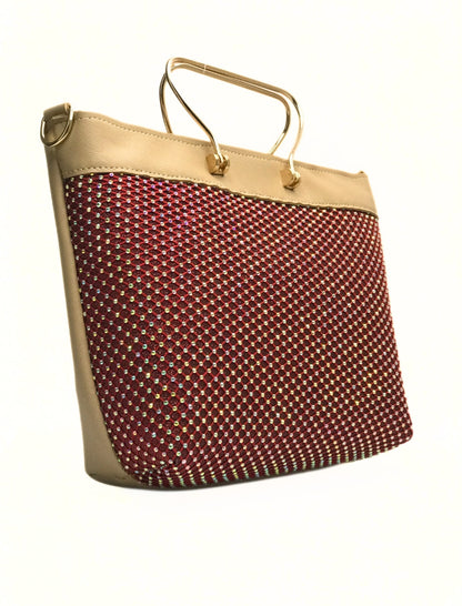 Rhinestone Pattern Hand Bag