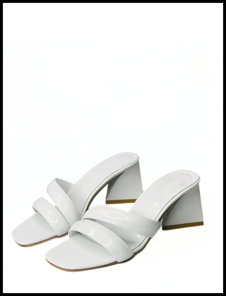 V-Shaped Heeled Sandals