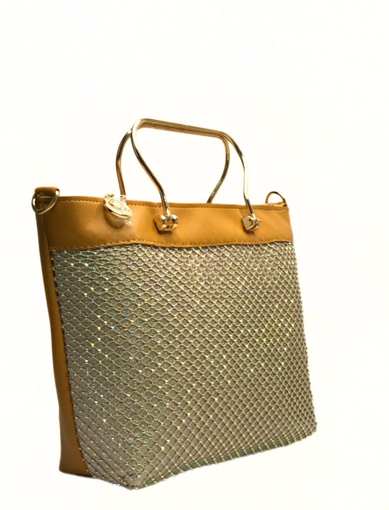 Rhinestone Pattern Hand Bag